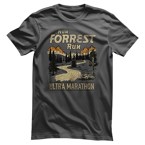 Forrest Gump t-shirt, Ultra Marathon Dark Grey, men´s
