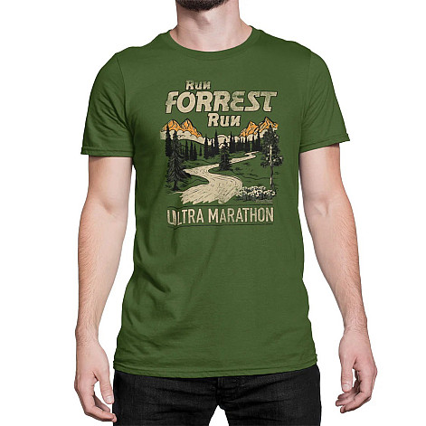 Forrest Gump t-shirt, Ultra Marathon Olive, men´s