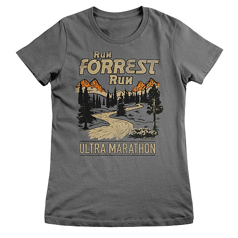 Forrest Gump t-shirt, Ultra Marathon Girly Dark Grey, ladies