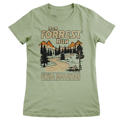 Forrest Gump t-shirt, Ultra Marathon Girly Pistachio, ladies