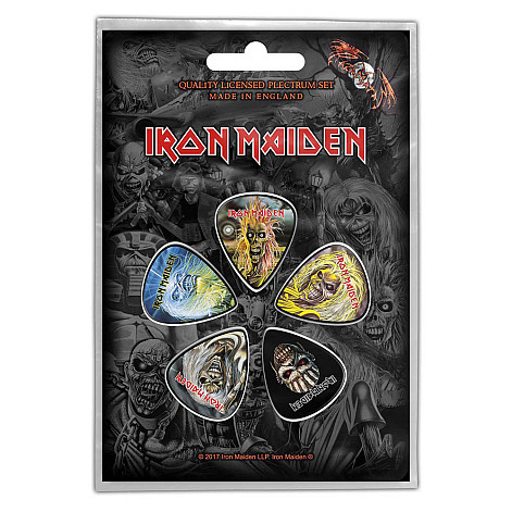 Iron Maiden set trsátek 5 pcs, The Faces Of Eddie