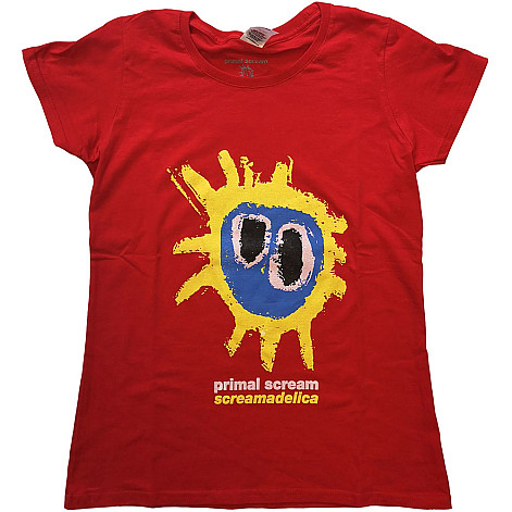 Primal Scream t-shirt, Screamadelica Girly Red, ladies
