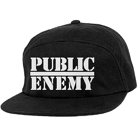 Public Enemy snapback, PE Logo Snapback Black, unisex