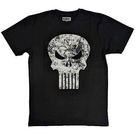 The Punisher t-shirt, Punisher Distressed Logo Black, men´s