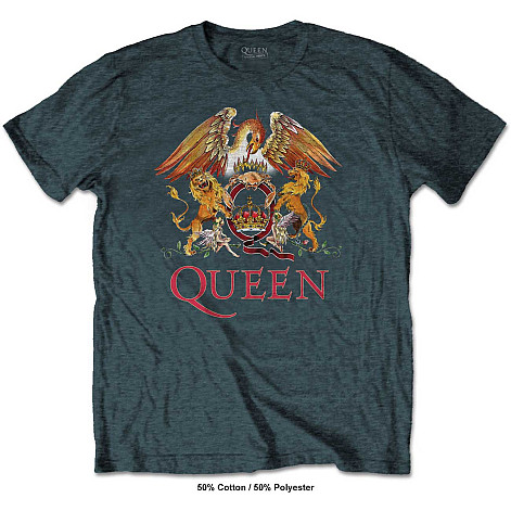 Queen t-shirt, Classic Crest Heather, men´s