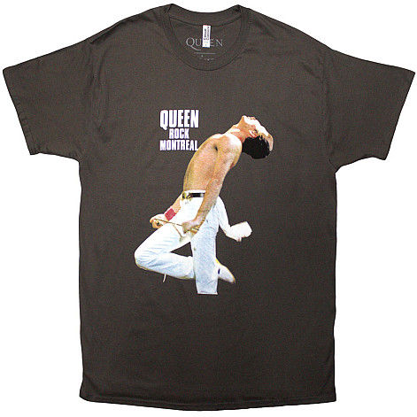 Queen t-shirt, Rock Montreal Charcoal Grey, men´s