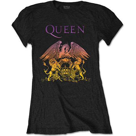 Queen t-shirt, Gradient Crest, ladies