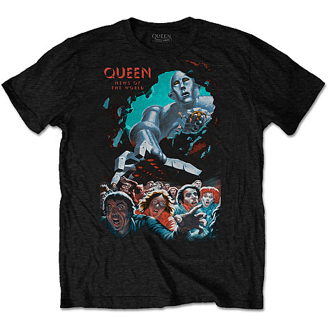 Queen t-shirt, News Of The World Vintage Black, men´s