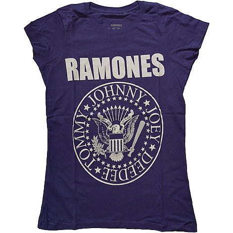 Ramones t-shirt, Presidential Seal Purple, ladies
