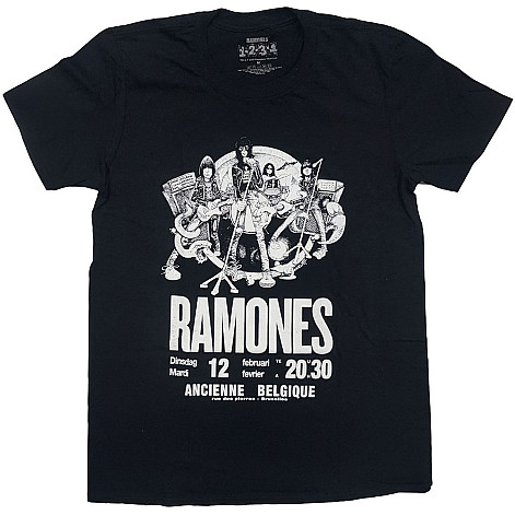 Ramones t-shirt, Belgique Black, men´s