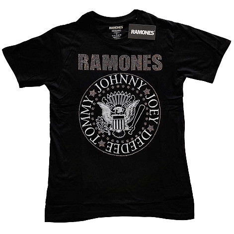 Ramones t-shirt, Presidential Seal Embellished Black, kids