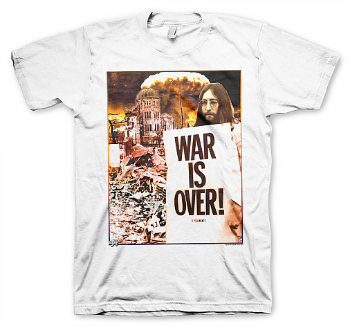 John Lennon t-shirt, War Is Over, men´s
