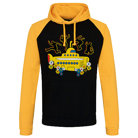 The Beatles mikina, Yellow Submarine Baseball Black Yellow, men´s
