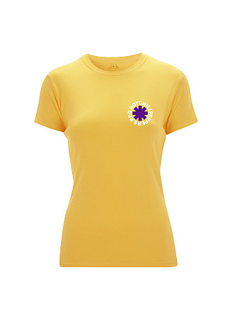 Red Hot Chili Peppers t-shirt, Los Chilli Yellow Girly, ladies