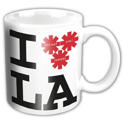 Red Hot Chili Peppers ceramics mug 250ml, I Love LA