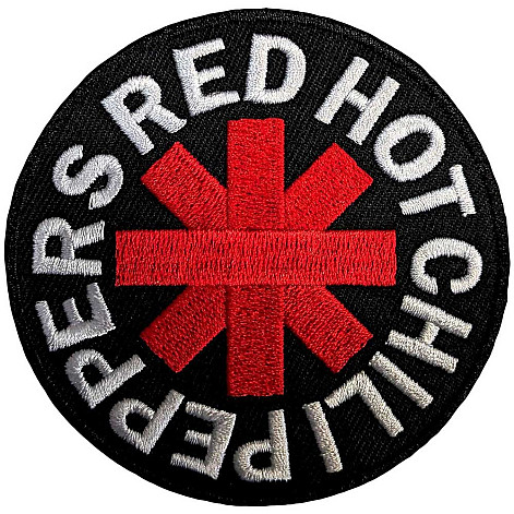 Red Hot Chili Peppers tkaná patch PES 76 mm, Asterisk