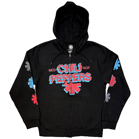 Red Hot Chili Peppers mikina, Shock Logo Zipped Black, men´s
