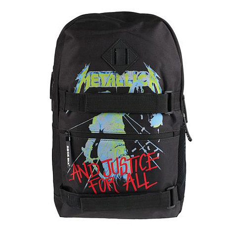 Metallica skate rucksack PES 45x28x11 cm, And Justice For All Black