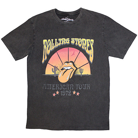 Rolling Stones t-shirt, Desert '72 Stone Wash Charcoal Grey, men´s