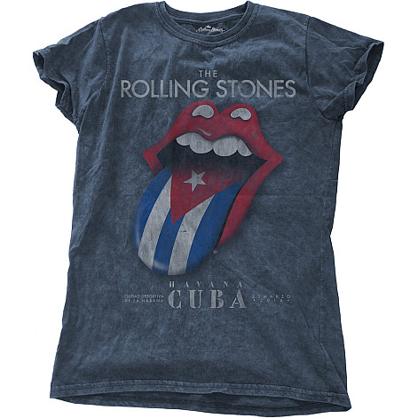 Rolling Stones t-shirt, Havana Cuba Snow Wash Denim, ladies