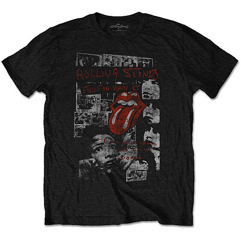 Rolling Stones t-shirt, Elite Faded Black, men´s