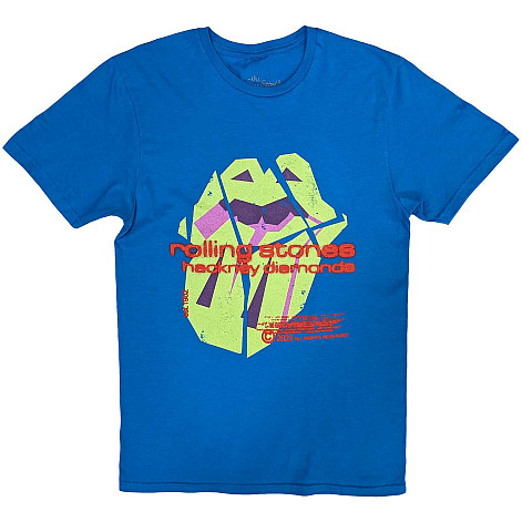 Rolling Stones t-shirt, Hackney Diamonds Neon Tongue Blue, men´s