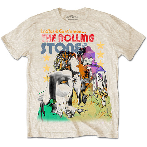 Rolling Stones t-shirt, Mick & Keith Watercolour Stars, men´s