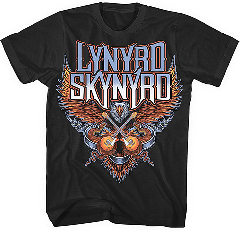 Lynyrd Skynyrd t-shirt, Crossed Guitars, men´s