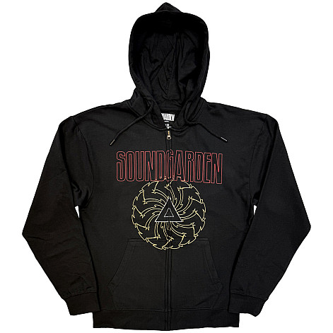 Soundgarden mikina, Spiral & Logo Zipped Black, men´s