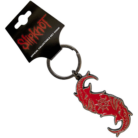 Slipknot keychain 28mm x 56mm, Red Goat S