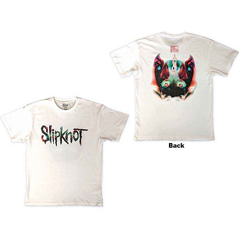 Slipknot t-shirt, Adderall Faceback BP White, men´s