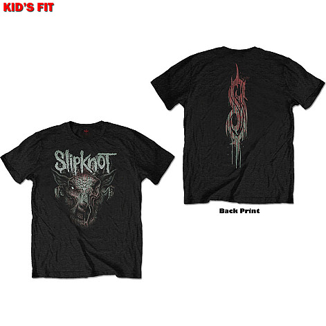 Slipknot t-shirt, Infected Goat BP Black, kids