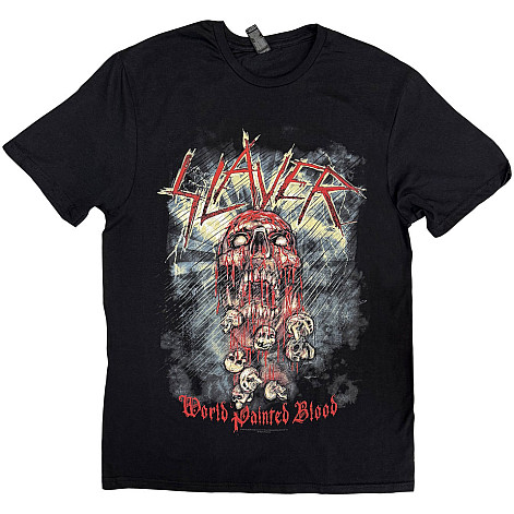 Slayer t-shirt, World Painted Blood Skull, men´s