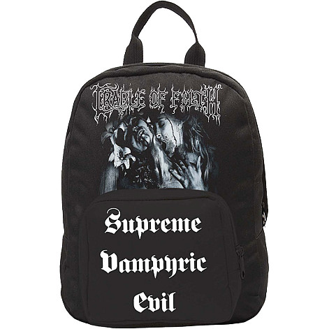 Cradle Of Filth mini rucksack PES 30x24x9,5 cm, Supreme Vampiric Evil Black