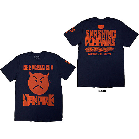 Smashing Pumpkins t-shirt, World Is A Vampire BP Navy Blue, men´s
