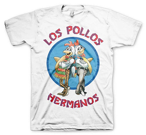 Breaking Bad t-shirt, Los Pollos Hermanos White, men´s
