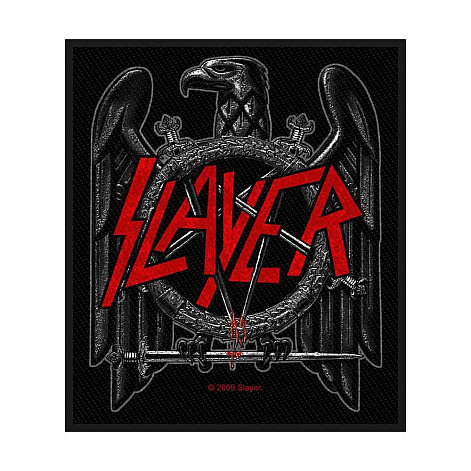 Slayer patch PES 100x50 mm, Black Eagle