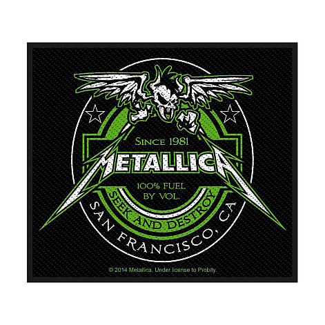 Metallica patch 100 x100 mm, Fuel