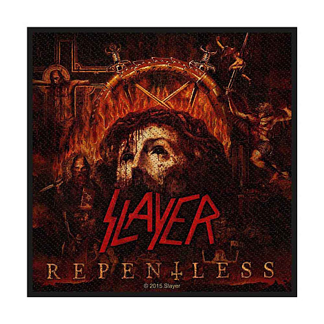 Slayer tkaná patch PES 100x100 mm, Repentless