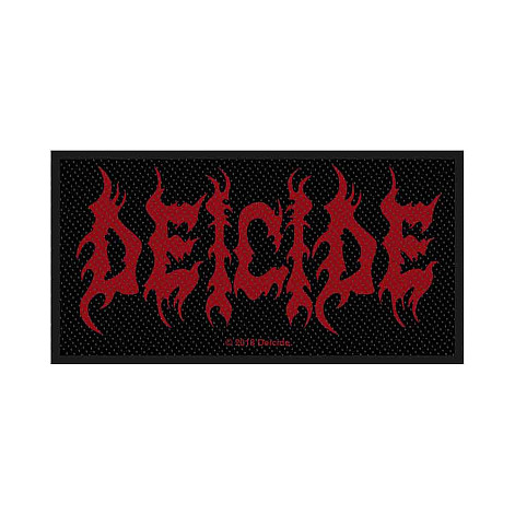 Deicide tkaná patch PES 100 x 35 mm, Logo