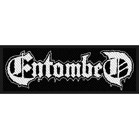 Entombed tkaná patch PES 100x30 mm, Logo