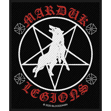 Marduk tkaná patch PES 100x50 mm, Marduk Legions
