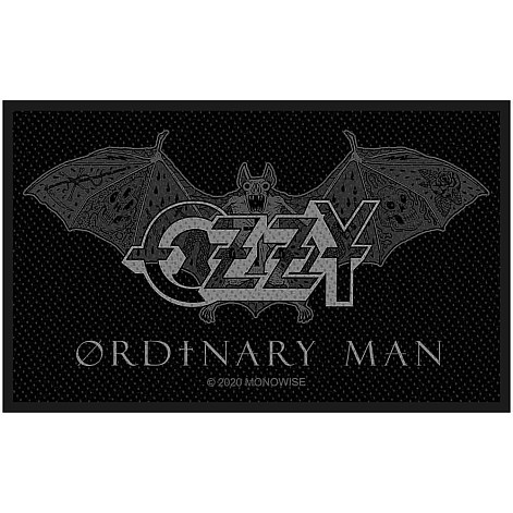 Ozzy Osbourne tkaná patch PES 100x50 mm, Ordinary Man