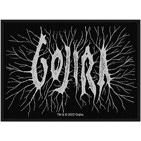 Gojira tkaná patch PES 100x50 mm, Branch Logo