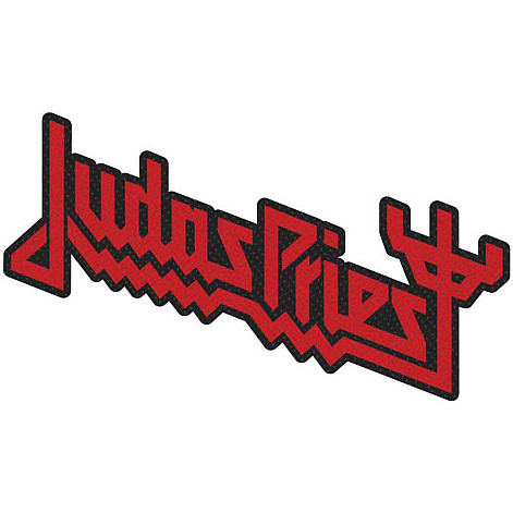 Judas Priest tkaná patch PES 100x25 mm, Logo Cut Out