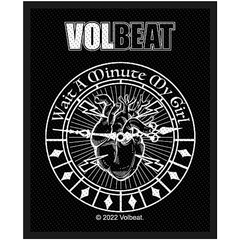 Volbeat tkaná patch PES 100x75 mm, Wait A Minute My Girl