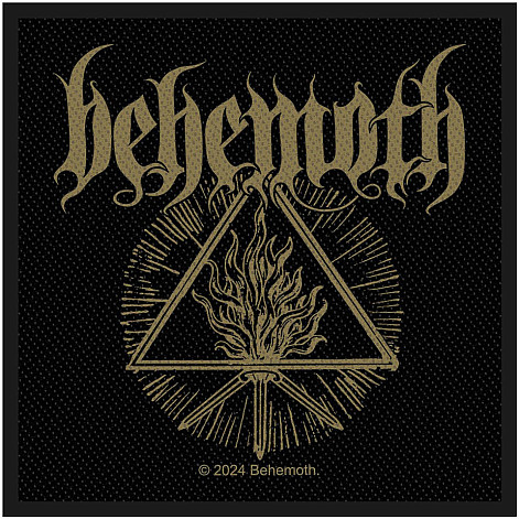 Behemoth tkaná patch PES 100x100 mm, The Satanist