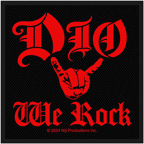 DIO tkaná patch PES 100 x 100 mm, We Rock