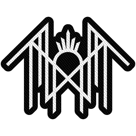Sleep Token tkaná patch PES 100 x 100 mm, Sigil Cut Out