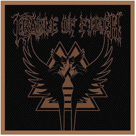 Cradle Of Filth tkaná patch PES 100x100 mm, Valkyrie Sigil